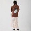 Japan Mofusand Zip Hoodie (L) - Bunny Cat Brown - 4