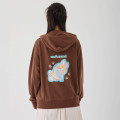 Japan Mofusand Zip Hoodie (L) - Bunny Cat Brown - 6