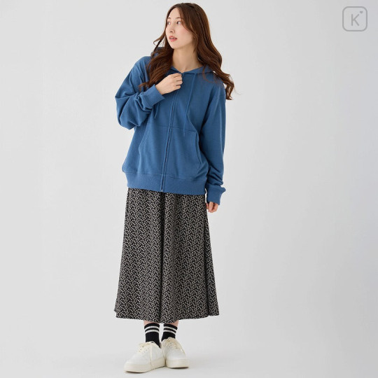 Japan Mofusand Zip Hoodie (L) - Shark Cat Dark Blue - 3