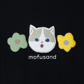 Japan Mofusand 3/4 Sleeve T-Shirt (L) - Brown Cat Black - 7