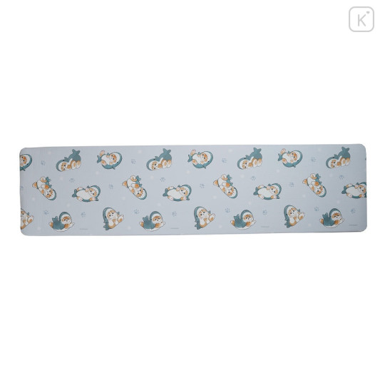 Japan Mofusand Wipeable PVC Kitchen Mat 180cm - Shark Cat - 1