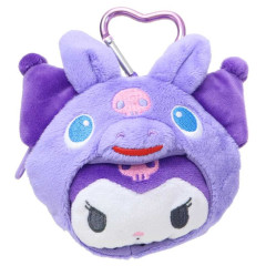 Japan Sanrio Mini Plush Pouch with Carabiner - Kuromi : Rody Bounce Horse