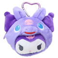Japan Sanrio Mini Plush Pouch with Carabiner - Kuromi : Rody Bounce Horse - 1