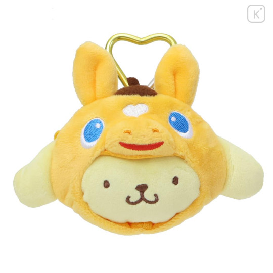 Japan Sanrio Mini Plush Pouch with Carabiner - Pompompurin : Rody Bounce Horse - 1