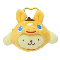 Japan Sanrio Mini Plush Pouch with Carabiner - Pompompurin : Rody Bounce Horse
