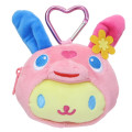 Japan Sanrio Mini Plush Pouch with Carabiner - Usahana : Rody Bounce Horse - 1