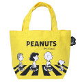 Japan Peanuts Mini Tote Bag - Snoopy : Sharp Yellow - 1