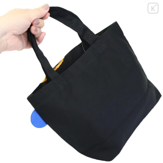 Japan Peanuts Mini Tote Bag - Snoopy : Black Orange Astronaut - 2