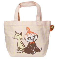 Japan Moomin Mini Tote Bag - Little My : Cat Light Pink