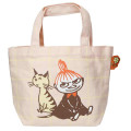 Japan Moomin Mini Tote Bag - Little My : Cat Light Pink - 1