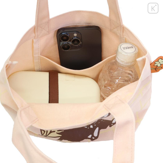 Japan Moomin Mini Tote Bag - Little My : Cat Light Pink - 3