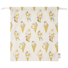 Japan Mofusand Large Drawstring Bag - Mofumofu Journey