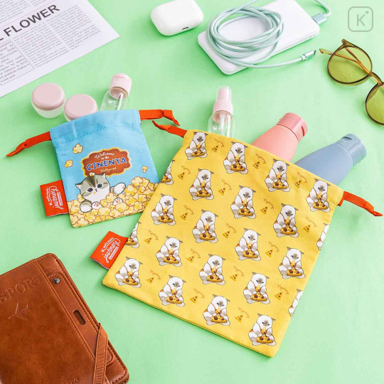 Japan Mofusand Drawstring Bag Set - Mofumofu Journey Cinema Food - 2