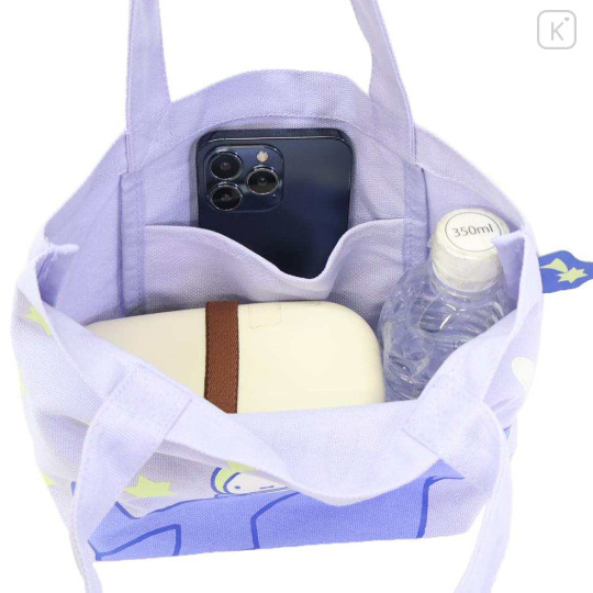 Japan Miffy Mini Tote Bag - Miffy : Pilot Light Purple - 3