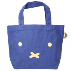 Japan Miffy Mini Tote Bag - Miffy : Face Navy