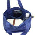 Japan Miffy Mini Tote Bag - Miffy : Face Navy - 3