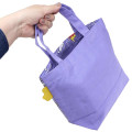 Japan Crayon Shin-chan Mini Tote Bag - Shinnosuke Nohara & Shiro : Light Purple - 2