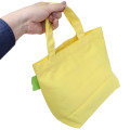 Japan Crayon Shinchan × Sanrio Mini Tote Bag - Hello Kitty & Shinnosuke Nohara : Light Yellow - 2