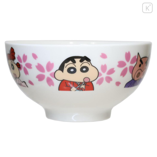 Japan Crayon Shin-chan Rice Bowl - Shinnosuke Nohara : Sakura Cherry Blossom Friends - 1