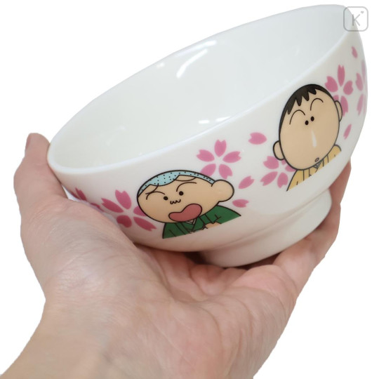 Japan Crayon Shin-chan Rice Bowl - Shinnosuke Nohara : Sakura Cherry Blossom Friends - 2