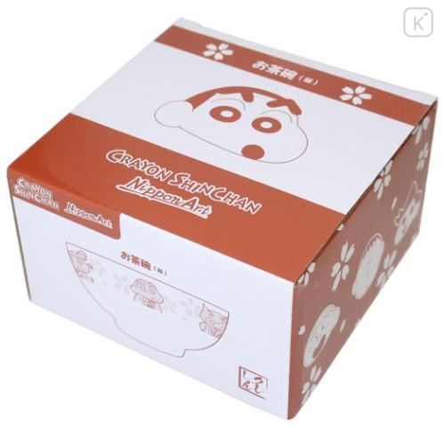 Japan Crayon Shin-chan Rice Bowl - Shinnosuke Nohara : Sakura Cherry Blossom Friends - 5