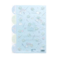 Japan Sanrio 5 Pockets A4 Clear File - Cinnamoroll : Onesie Frog - 2
