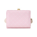 Japan Sanrio Clasp Trifold Wallet - Sugarbunnies : Shirousa Pink - 2