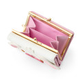 Japan Sanrio Clasp Trifold Wallet - Sugarbunnies : Shirousa Pink - 3