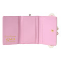 Japan Sanrio Clasp Trifold Wallet - Sugarbunnies : Shirousa Pink - 4