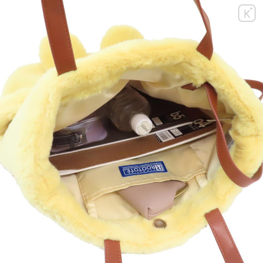 Japan Sanrio Rootote 2way Tall Backpack & Tote Bag - Pompompurin : Fluffy Cryptid - 3