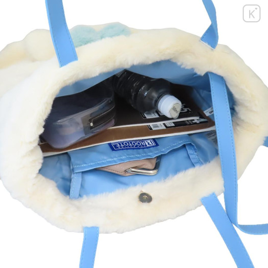 Japan Sanrio Rootote 2way Tall Backpack & Tote Bag - Cinnamoroll : Fluffy Cryptid - 3