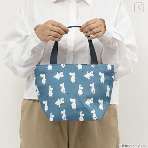 Japan Moomin Insulated Cooler Lunch Bag - Moomintroll : Turquoise - 4
