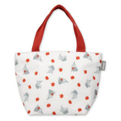 Japan Moomin Insulated Cooler Lunch Bag - Little My : Apple White Red
