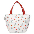 Japan Moomin Insulated Cooler Lunch Bag - Little My : Apple White Red - 2