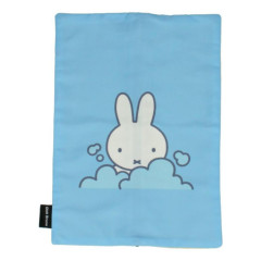 Japan Miffy Flat Mesh Pouch - Miffy : Blue Washing