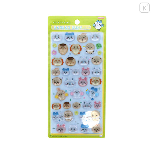 Japan Chiikawa Bonbon Drop Seal 3D Sticker - Chiikawa : Smiling - 1