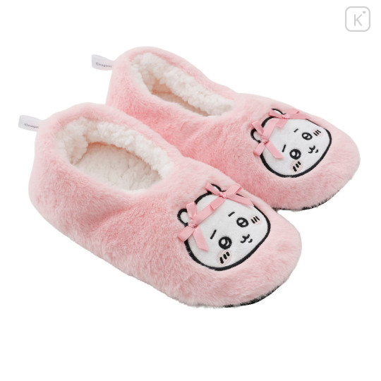 Japan Chiikawa Fluffy Room Slippers - Chiikawa : Ribbon - 5