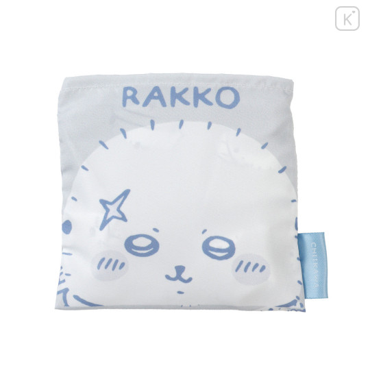 Japan Chiikawa Eco Shopping Bag (S) - Rakko : Light Grey - 8