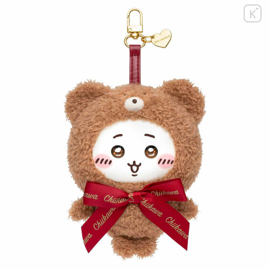 Japan Chiikawa Kiramekko Teddy Bear Mascot Keychain - Chiikawa - 5