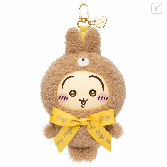 Japan Chiikawa Kiramekko Teddy Bear Mascot Keychain - Usagi - 5