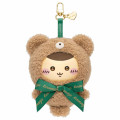 Japan Chiikawa Kiramekko Teddy Bear Mascot Keychain - Kurimanju - 5