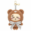 Japan Chiikawa Kiramekko Teddy Bear Mascot Keychain - Rakko - 5