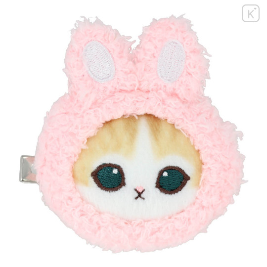 Japan Mofusand Mascot Hair Clip - Rabbit Cat Nyan - 2