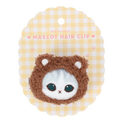 Japan Mofusand Mascot Hair Clip - Bear Cat Nyan