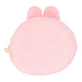 Japan Mofusand Face-shaped Mini Pouch - Rabbit Cat Nyan - 2