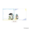 Japan Mofusand Square Memo Pad - Shark Cat Nyan Good Friendship Day Frog Raincoat - 2