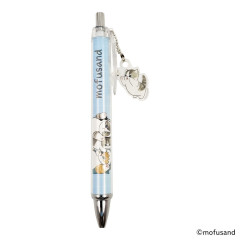 Japan Mofusand Ballpoint Pen - Shark Cat Nyan Friends Blue