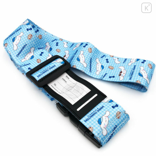 Japan Sanrio Suitcase Belt Luggage Strap - Cinnamoroll : Travel Relax - 1