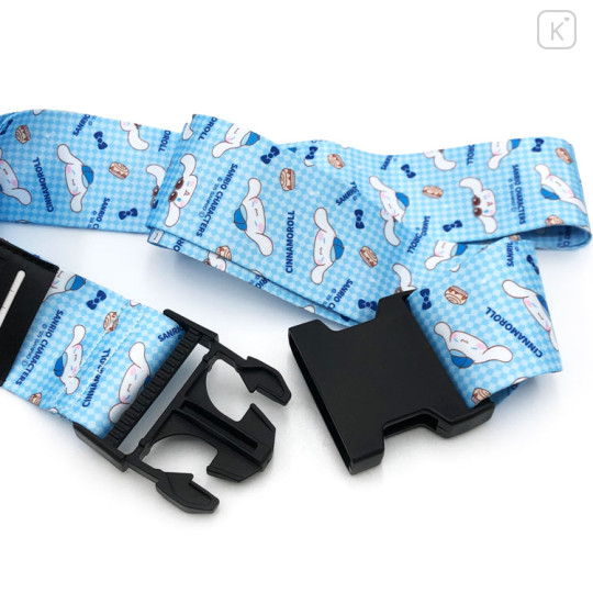 Japan Sanrio Suitcase Belt Luggage Strap - Cinnamoroll : Travel Relax - 2