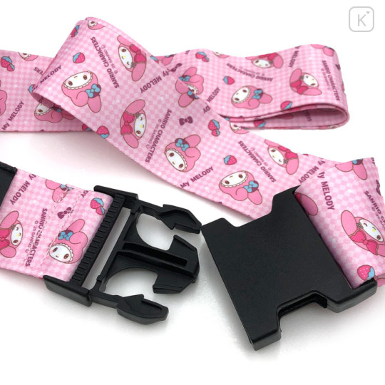 Japan Sanrio Suitcase Belt Luggage Strap - My Melody : Travel Relax - 2